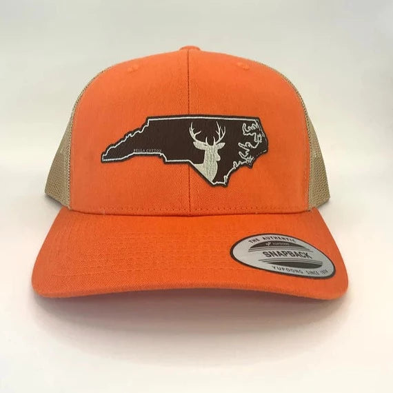 Leather NC Deer Patch