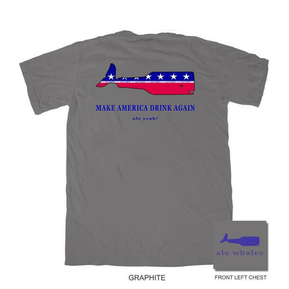 Make America Drink Again -Grey Short Sleeve