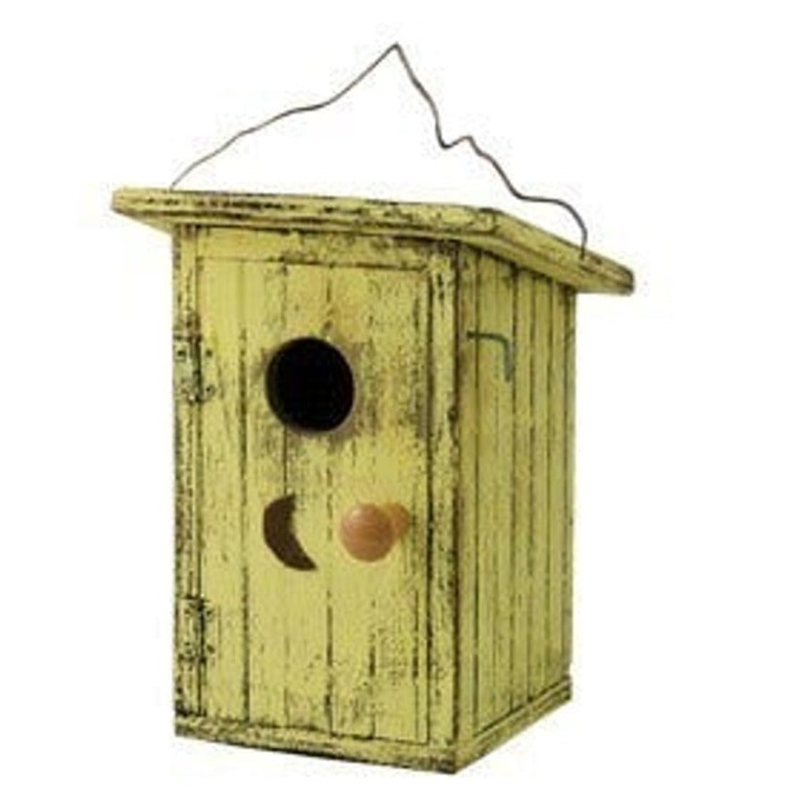 Birdie Loo Birdhouse Yellow