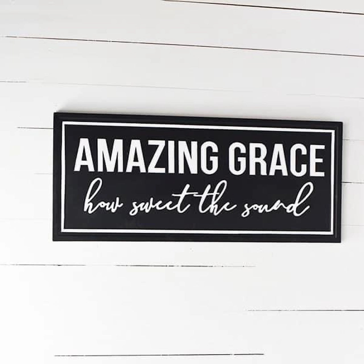 Amazing Grace Metal Sign