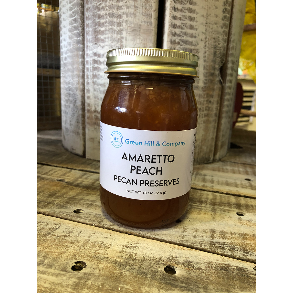 Amaretto Peach Pecan Preserves