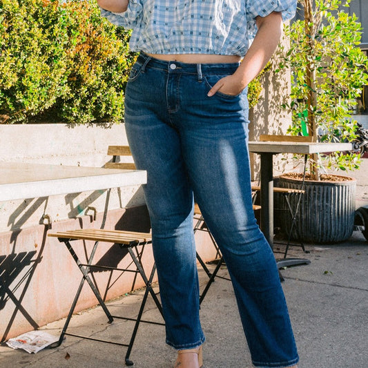 Vervet  Plus Mid Rise Bootcut