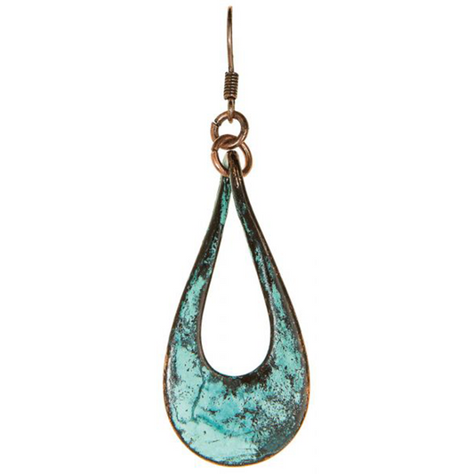 Patina Teardrop Earring