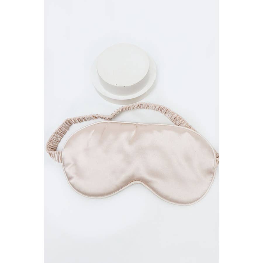 Silk Satin Sleeping Mask CHAMPAGNE