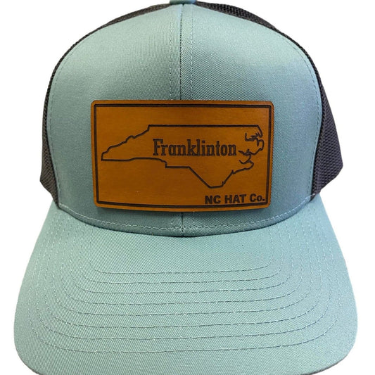 Franklinton NC Teal/Black Trucker Hat