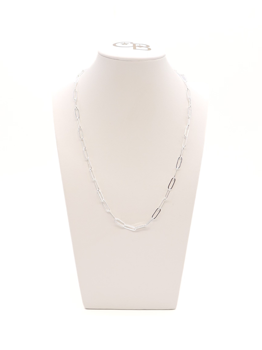 * Silver Ashley Necklace | 18 inch