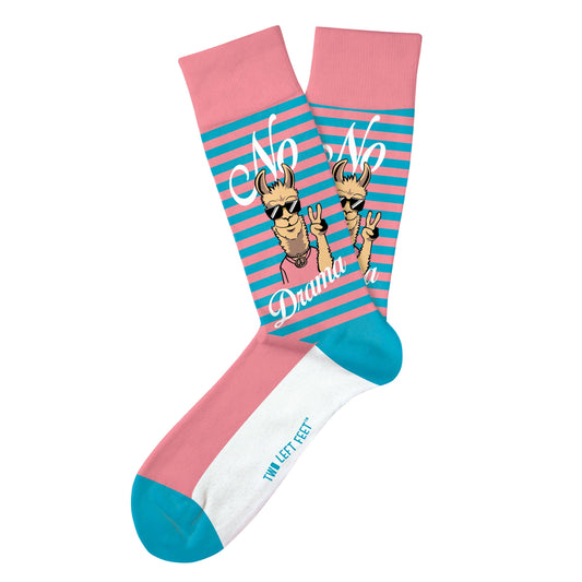 Two Left Feet Main Sock Collection Open Stock: Small / No Drama Llama