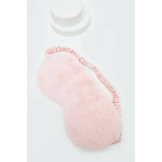 Faux Fur Eye Mask: MIX COLOR / ONE