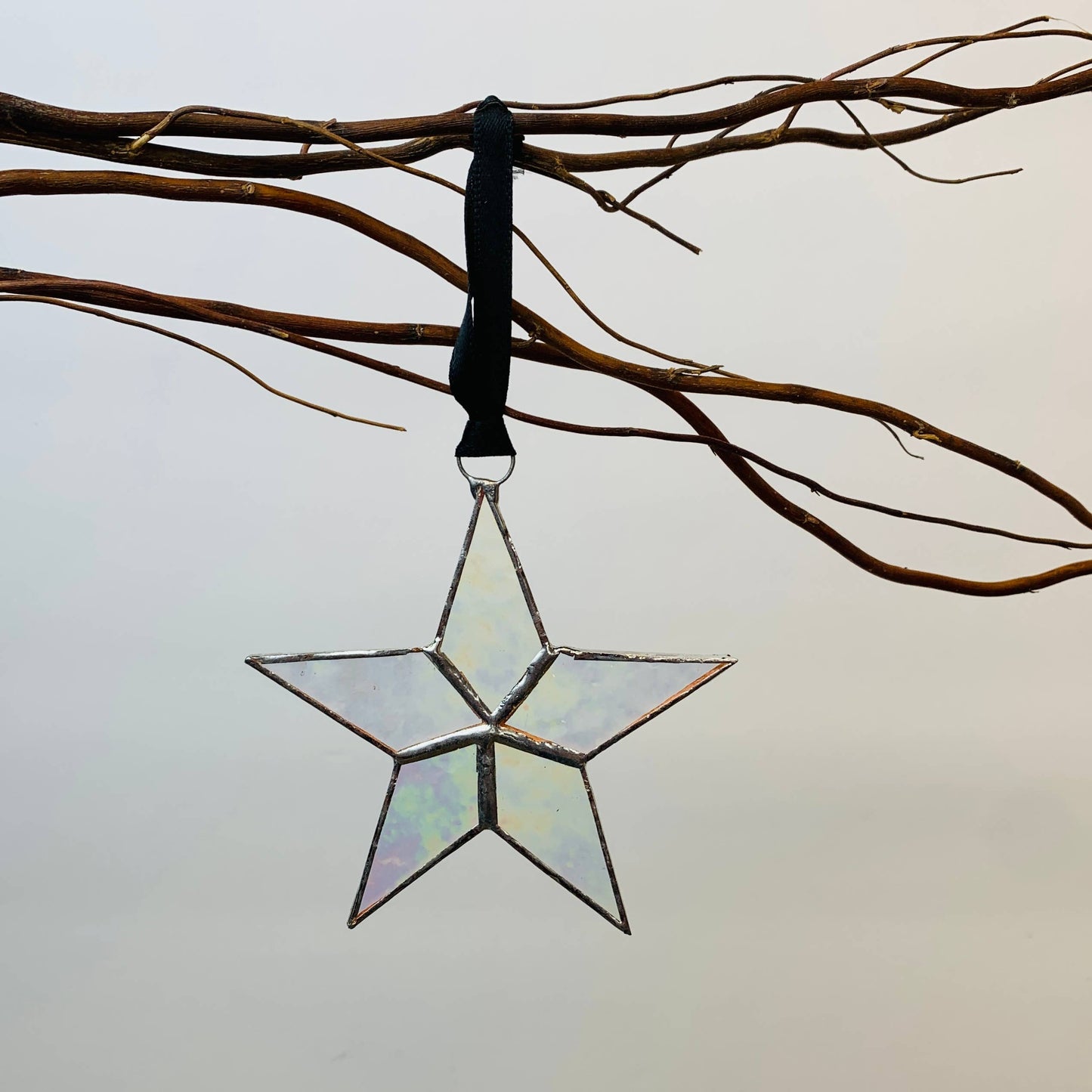 You + Shine: Congrats Handmade Stained Glass Star 7700