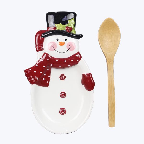 Snowman Spoon Rest