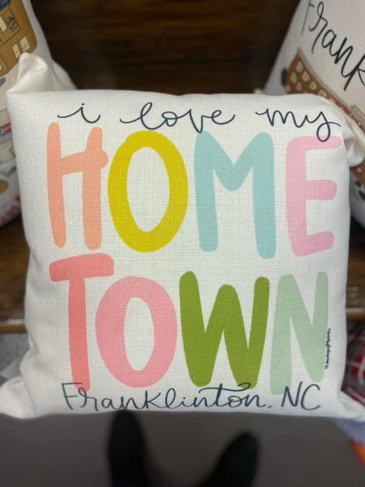 I Love my Hometown Pillow