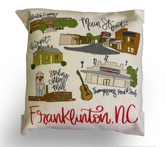 Franklinton Main St Pillow