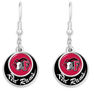 Franklinton High Red Ram Earrings - Stacked Disc