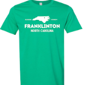 Franklinton, NC T-shirt - Kelly Green