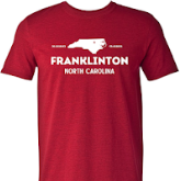 Franklinton, NC T-shirt - Antique Red