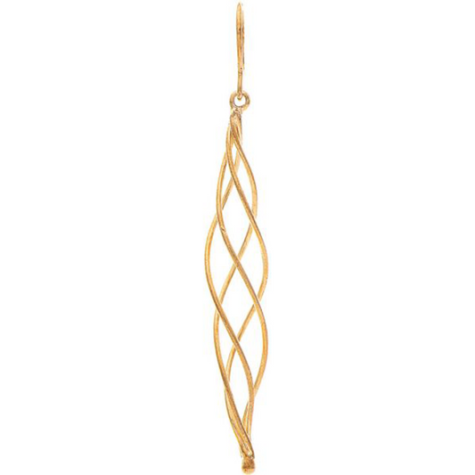 Gold Twist Earrings