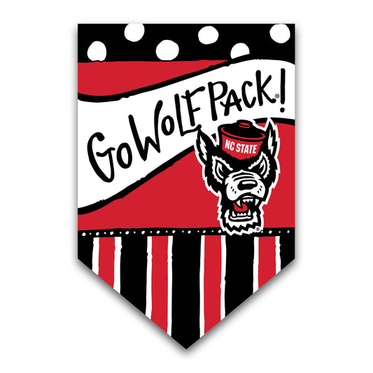 NC ST Dots and Stripes Flag