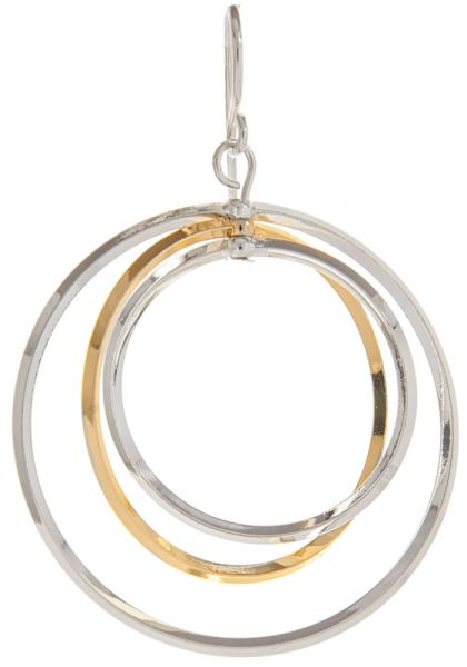 Two Tone Ringlets Earrings