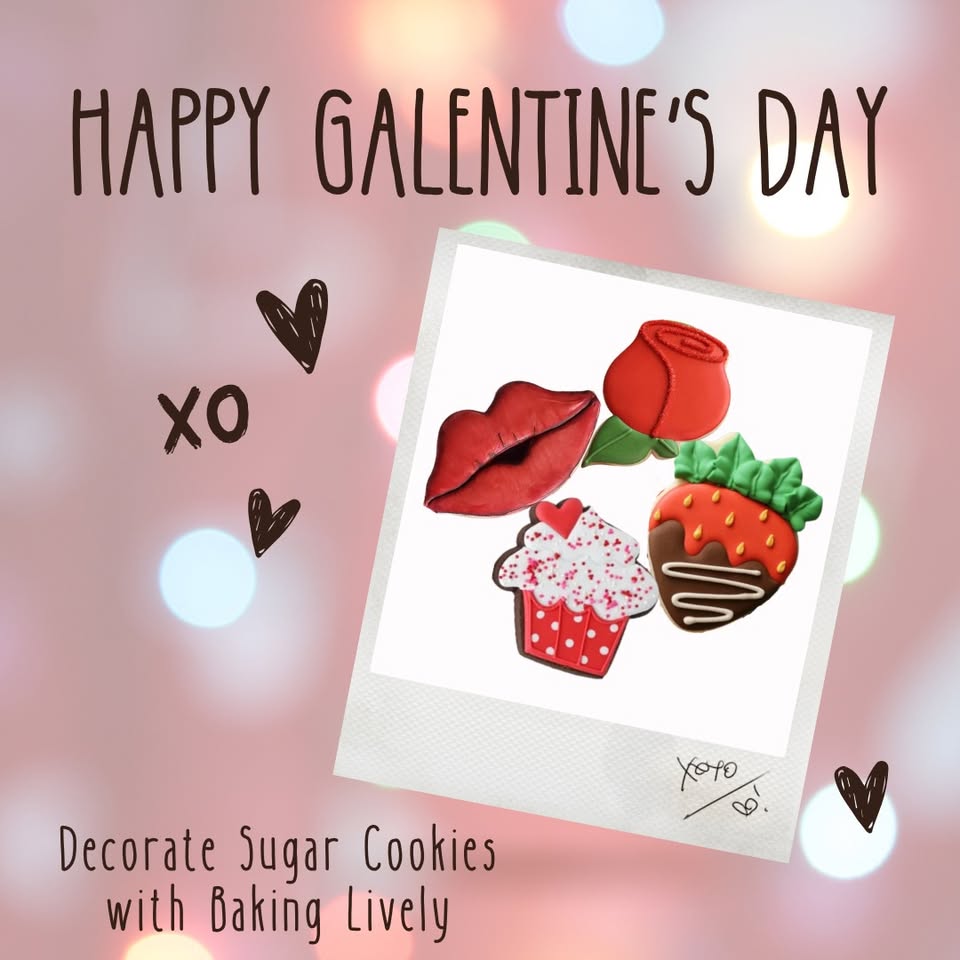 Galentine Cookie Decorating Workshop - Feb 8 @ 2pm