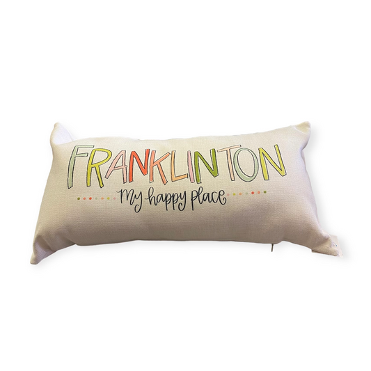 Lumbar Pillow Franklinton My Happy Place