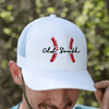 Baseball Trucker Hat White/White