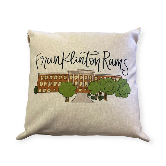 Franklinton Rams Pillow