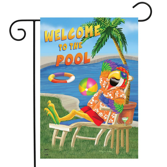 Welcome to the Pool Garden Flag