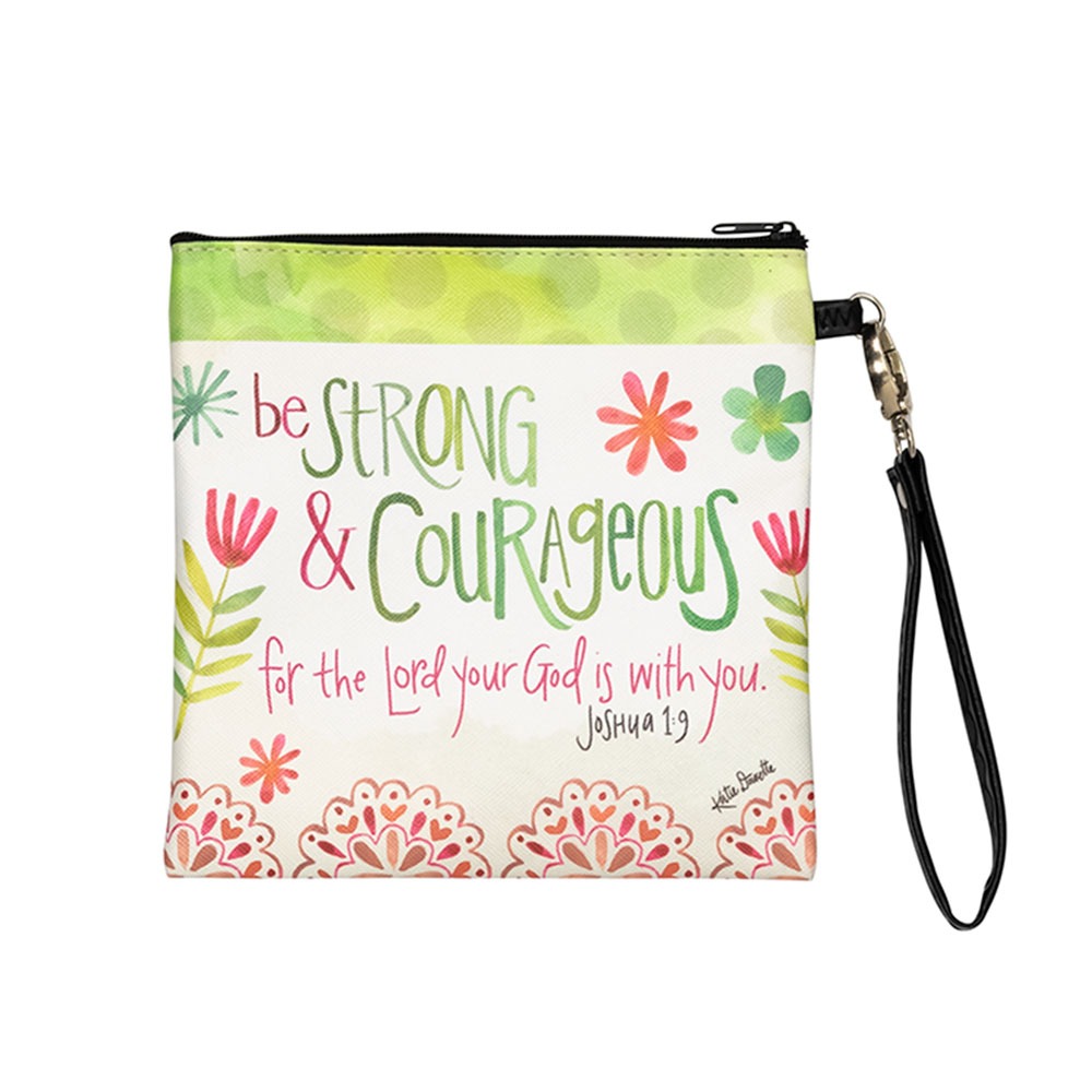 Be Strong and Courageous Square Bag