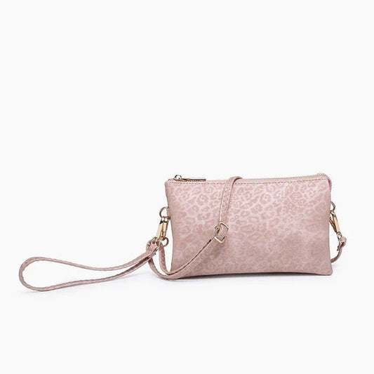 RILEY CROSSBODY - LIGHT PEACH LEOPARD