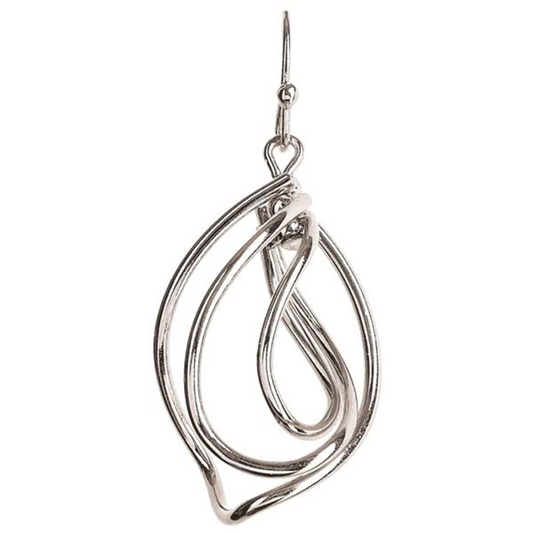 Silver Multi Loops Earring