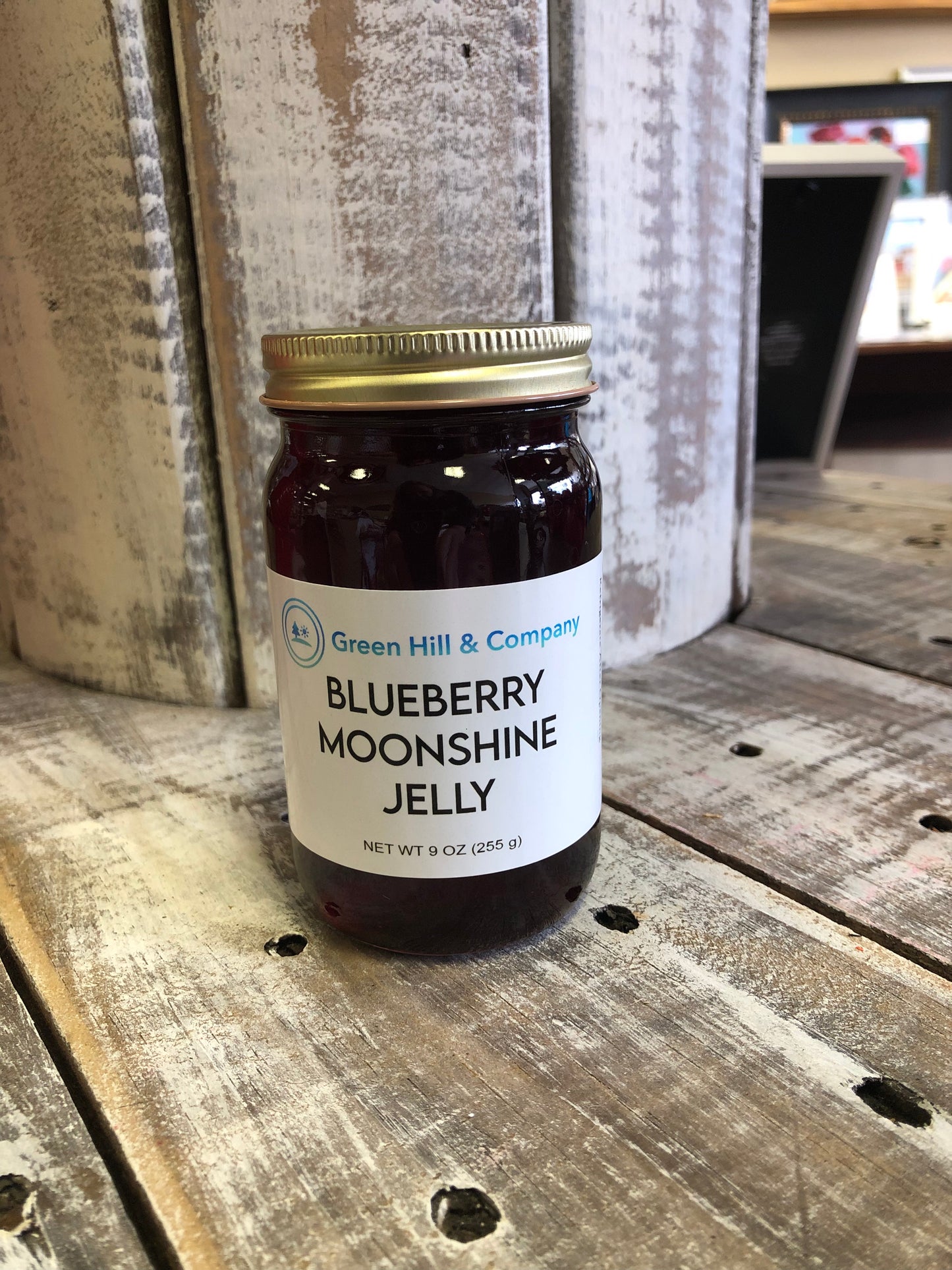 Blueberry Moonshine Jelly 9 oz.