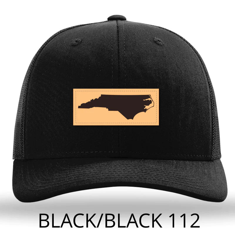 NC Outline Patch Hat - Black/Black