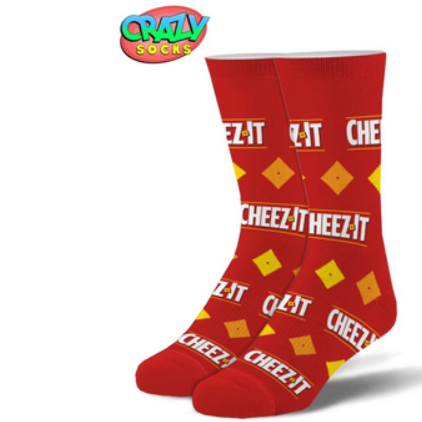Cheez It Mens Socks