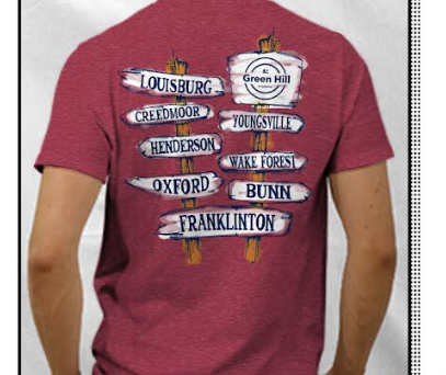 GH Directional Sign t-shirt - Antique Cherry