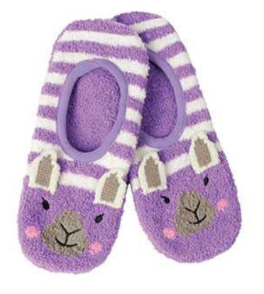 Women's Mary Jane Llama Slipper Socks