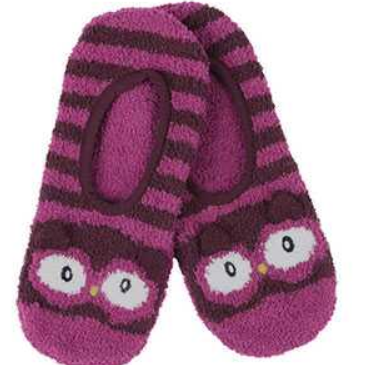 Women's Mary Jane Owl Slipper Socks