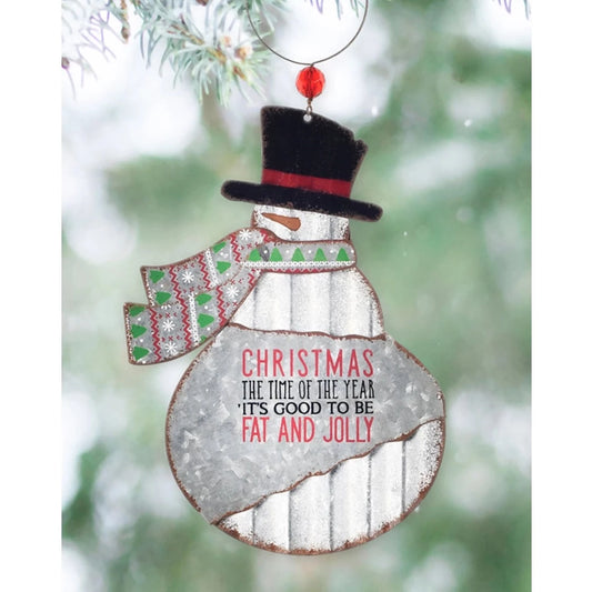 Down-Home Christmas Snowman Ornament