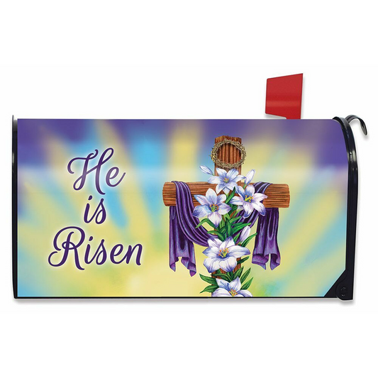 Easter Cross Mailbox Cover