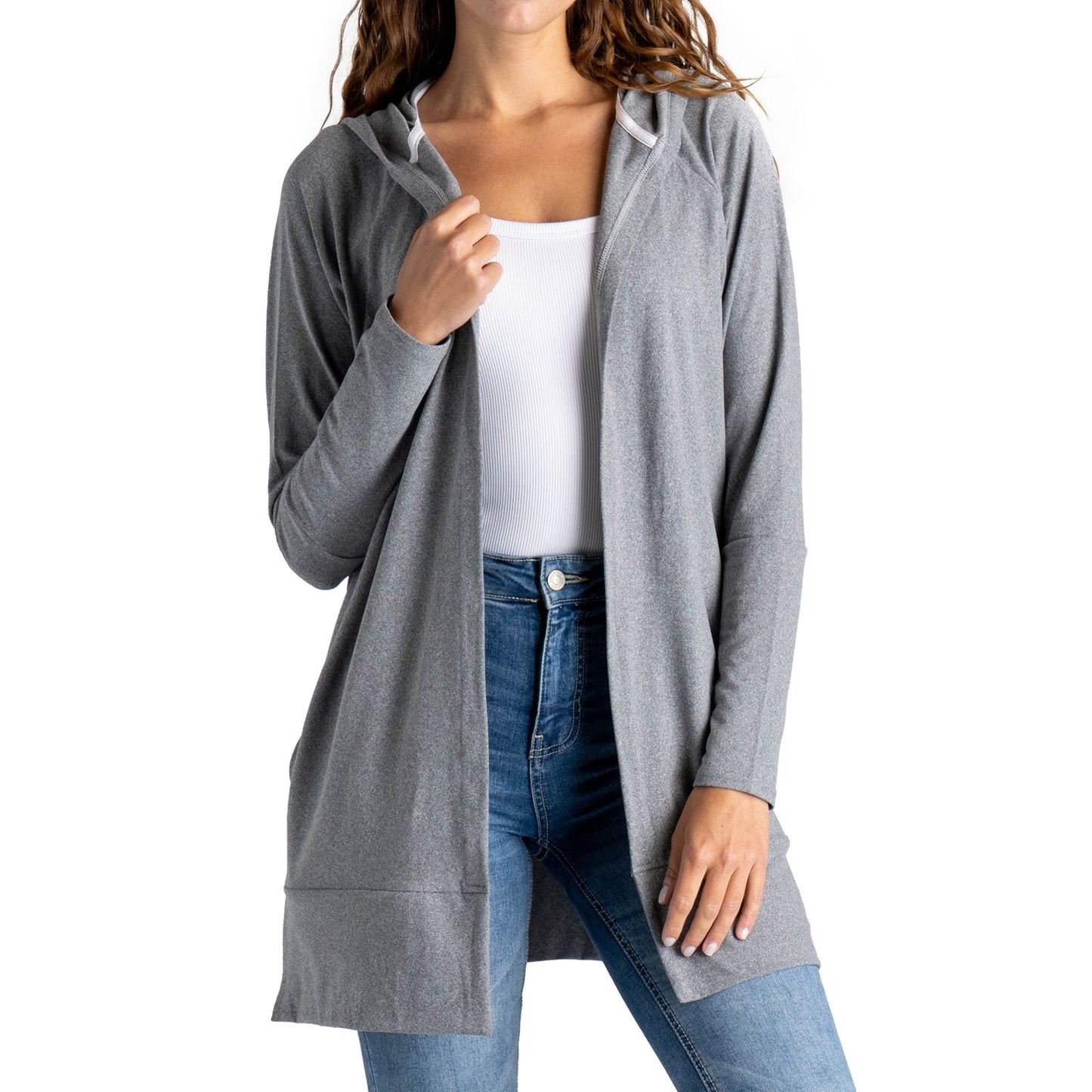 FITKICKS Everywear Cardigan - Gray