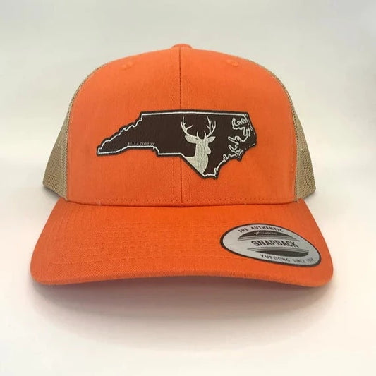Leather NC Deer Patch