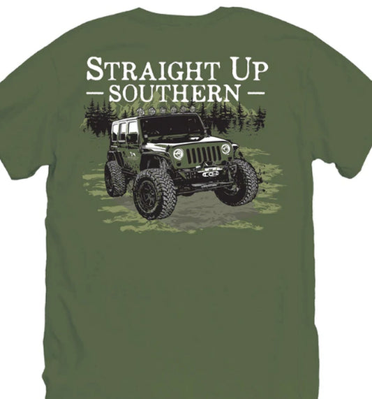 Green Jeep - Short Sleeve